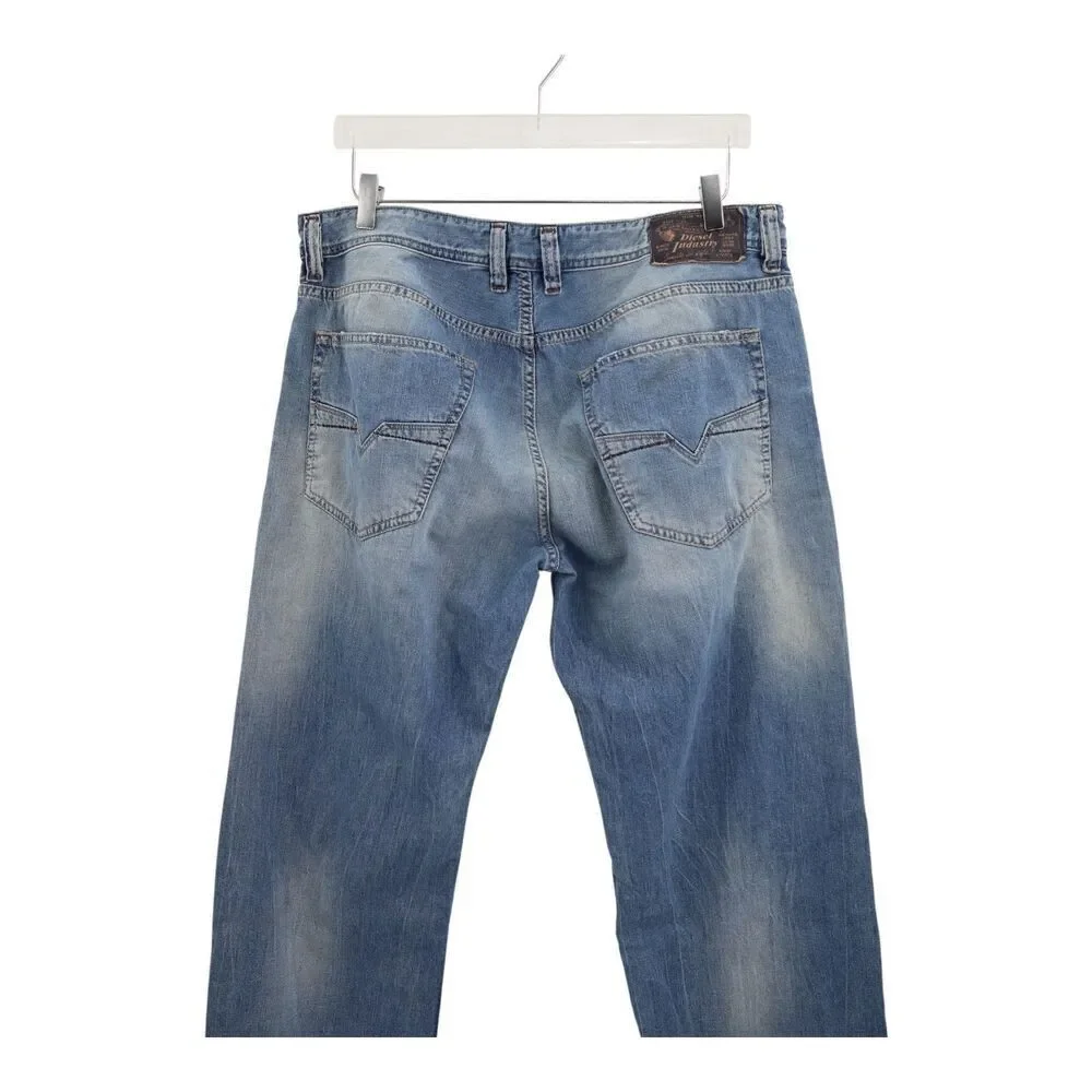 Diesel Larkee Relaxed Blue Regular Comfort Straight Jeans Mens Size 36 x 32